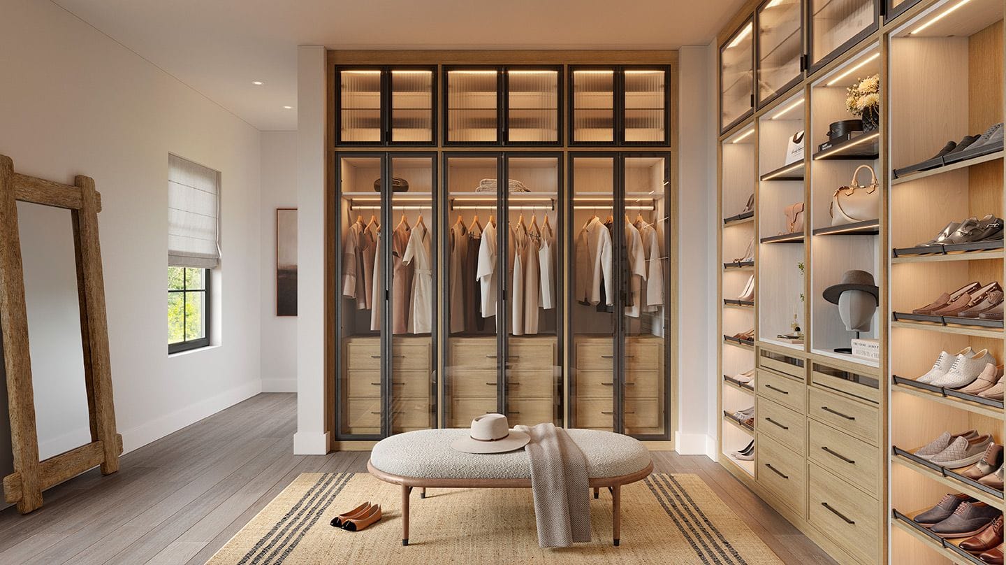 Get ready to create the perfect walk in closet with all the details and finishes you want with California Closets